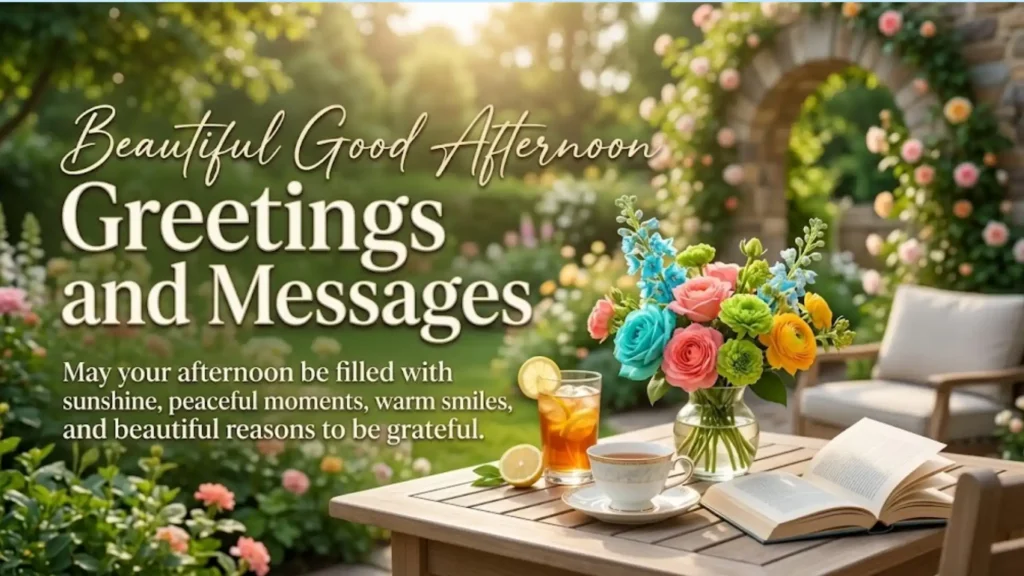 Beautiful Good afternoon Greetings and Messages