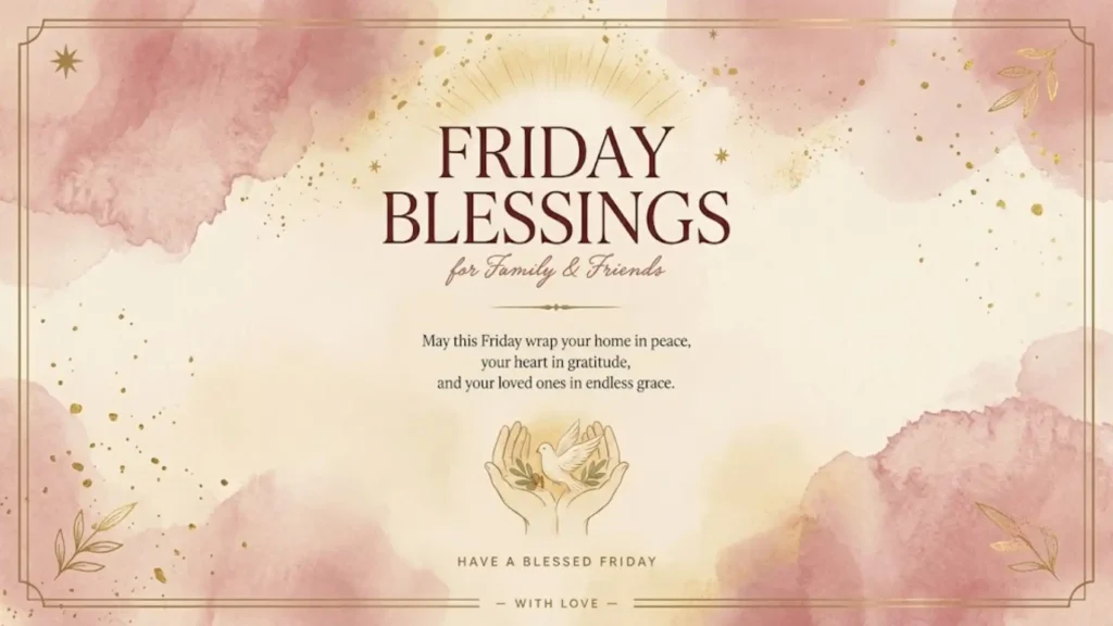 Friday Blessings and Prayers for Family