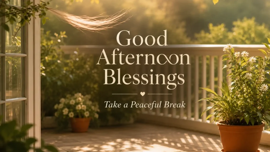 Good Afternoon Blessings Images