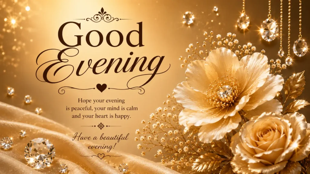 Good Evening Wishes For Family And Friends