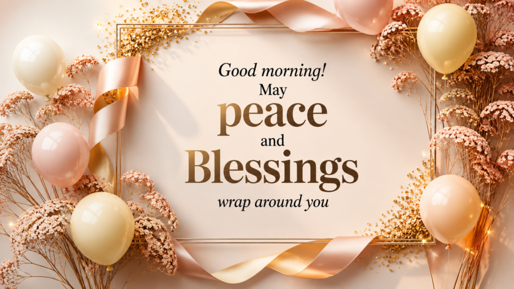 Good Morning Blessings And Prayers