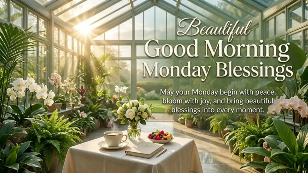 Beautiful Good Morning Monday Blessings