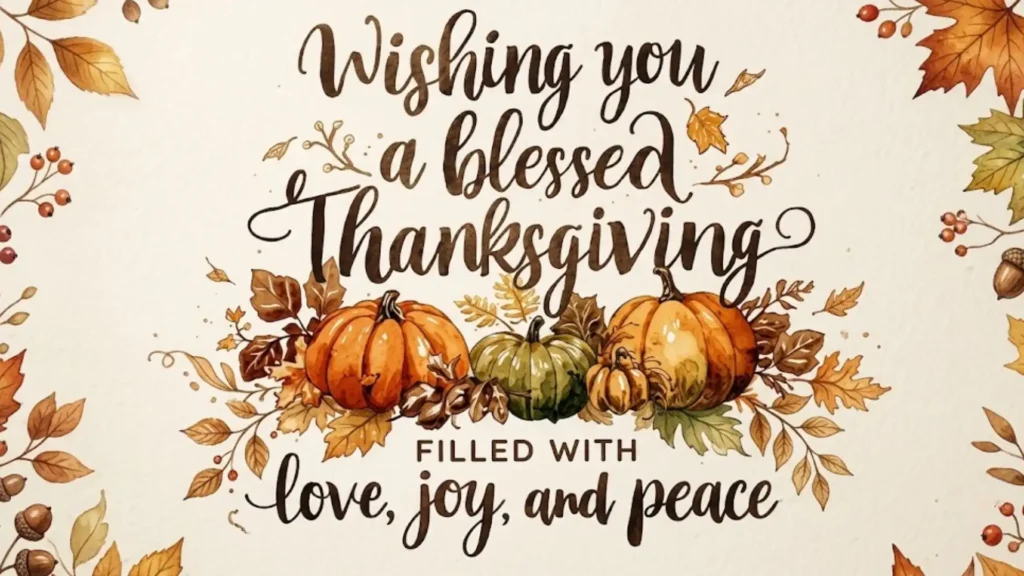Beautiful Happy Thanksgiving Blessings Images