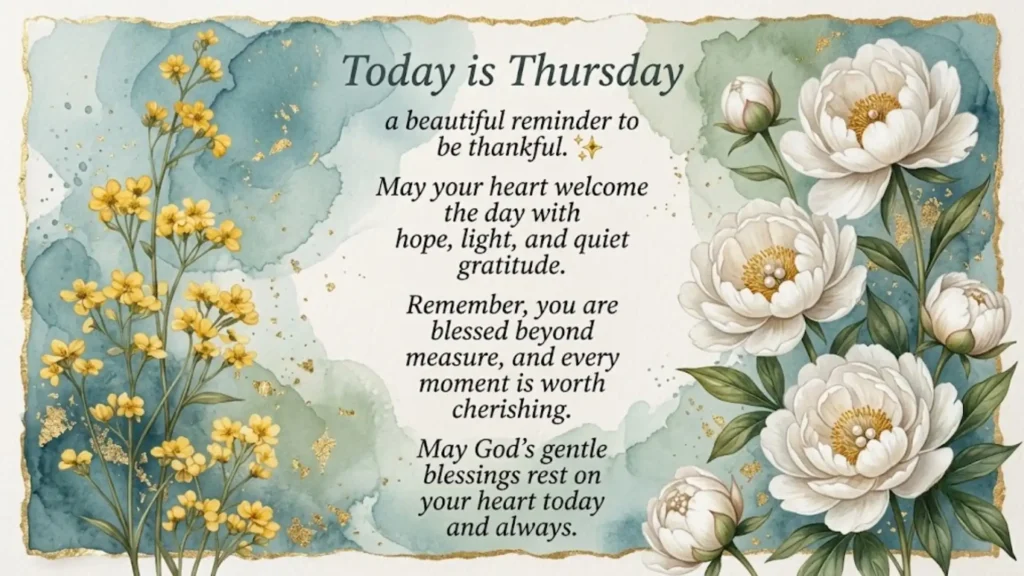 Beautiful Thursday Blessings Images