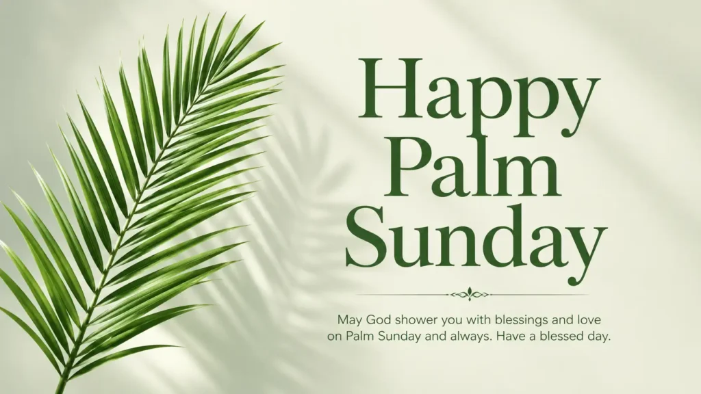 Best Palm Sunday Blessings