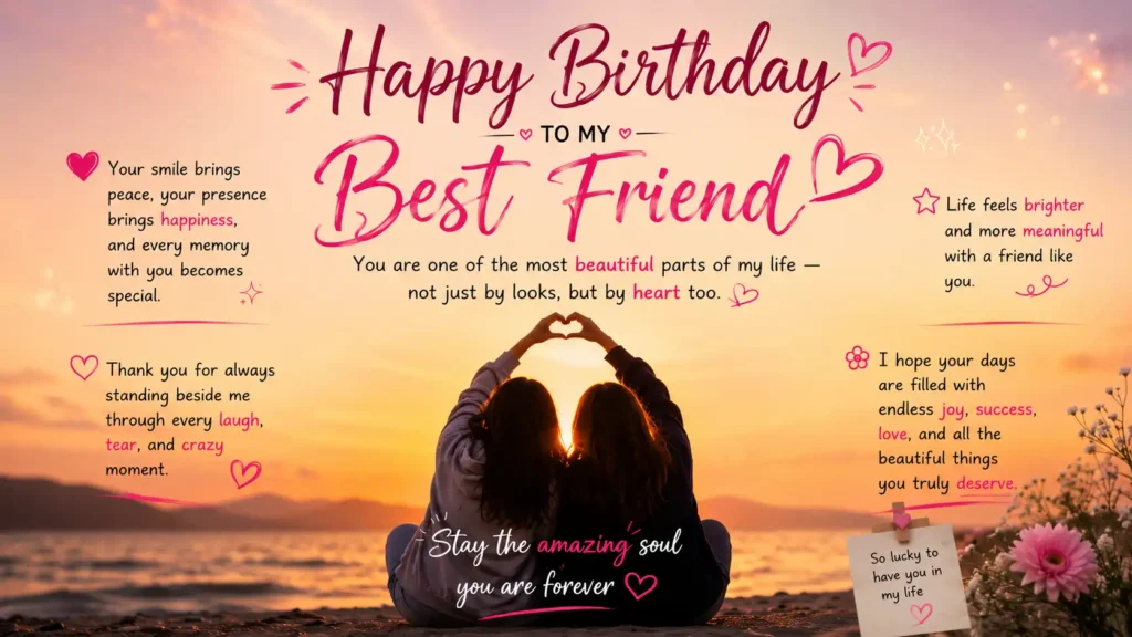 Birthday Wishes For Best Friend Girl