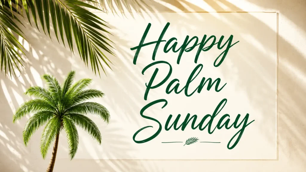 Blessed Palm Sunday Wishes For Friends
