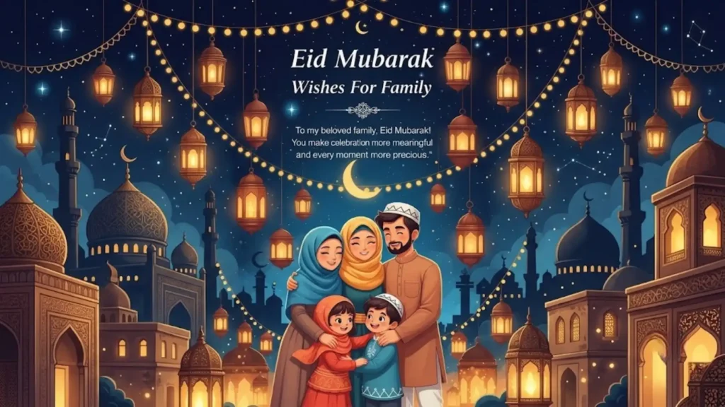 Family Eid Mubarak Wishes With Love