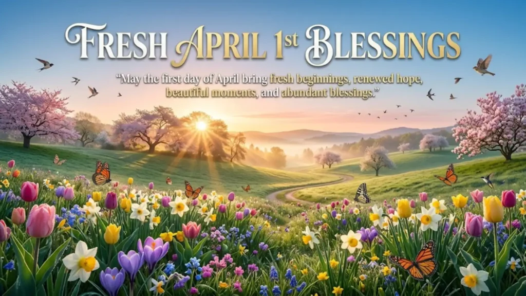 Fresh April 1st Blessings