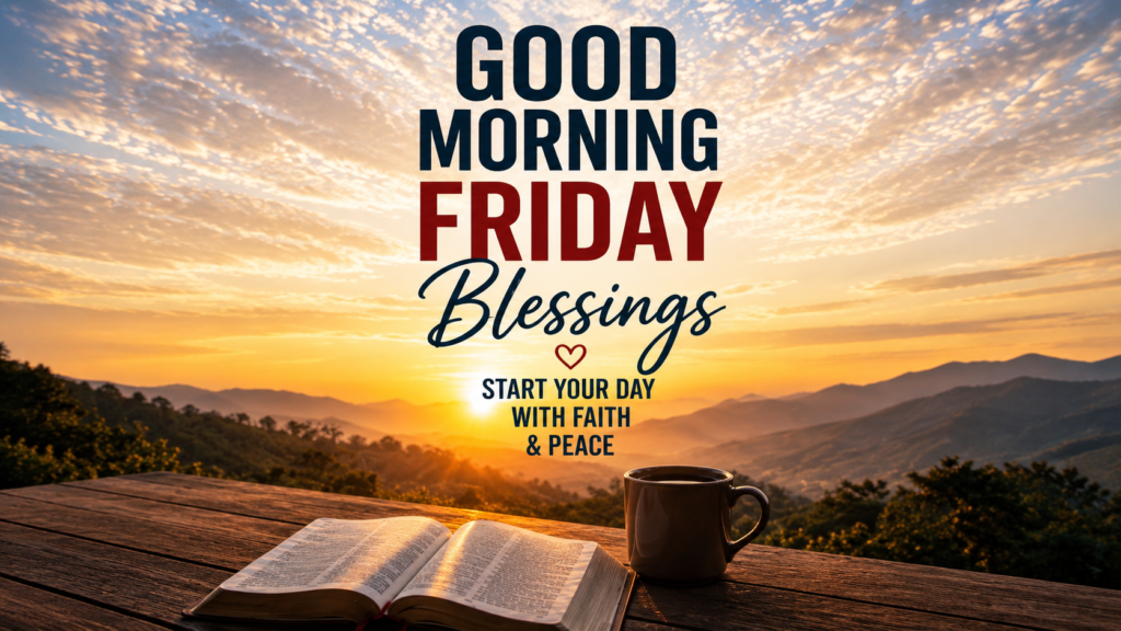 Good Morning Friday Blessings And Prayers
