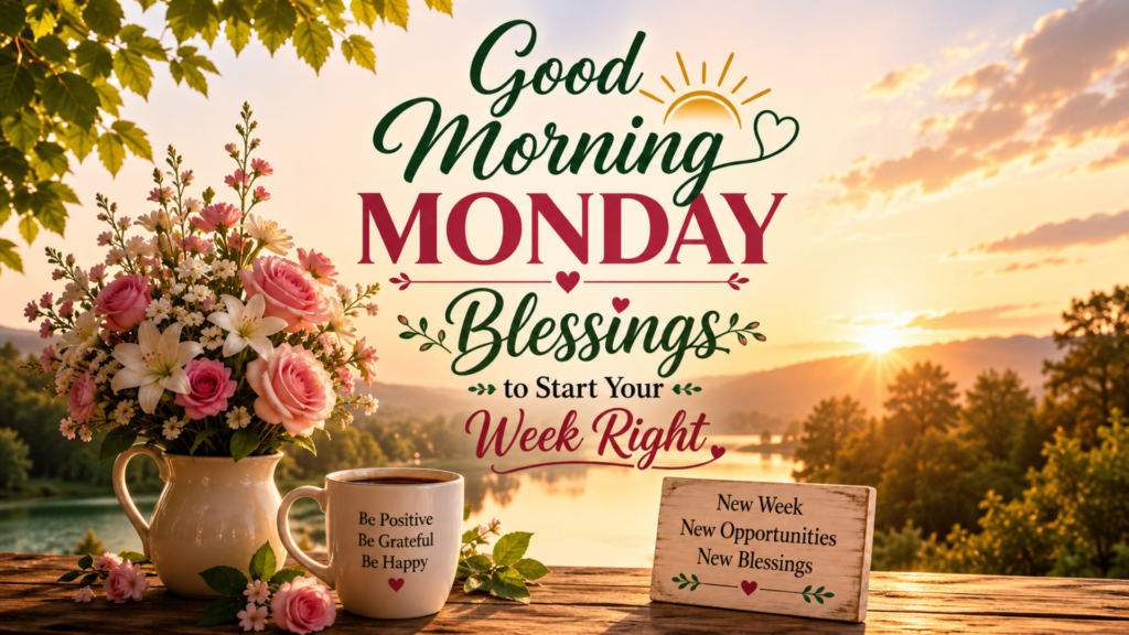 Good Morning Monday Blessings Images And Quotes