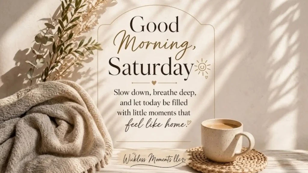 Good Morning Saturday Blessings And prayers