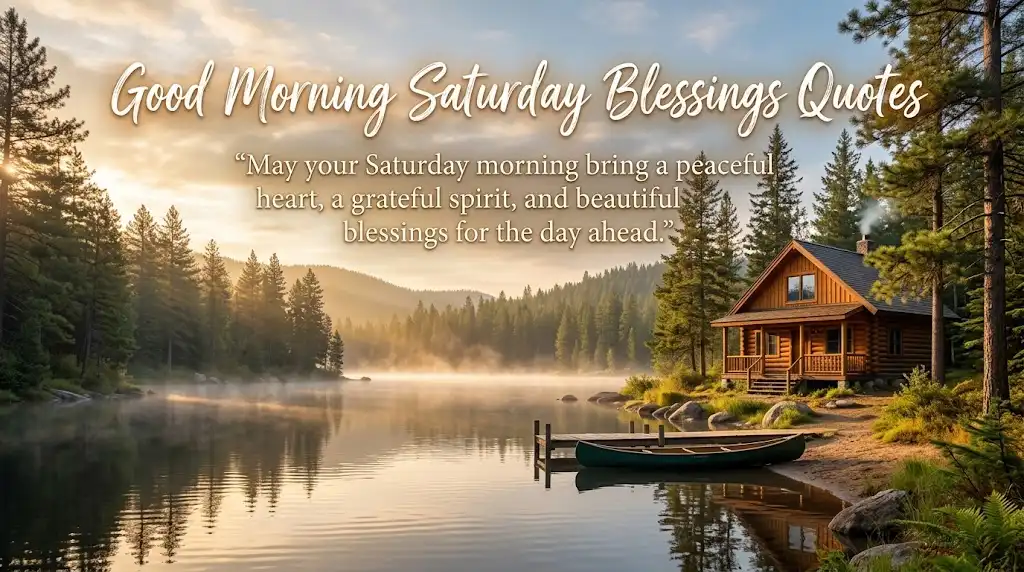 Good Morning Saturday Blessings Quotes