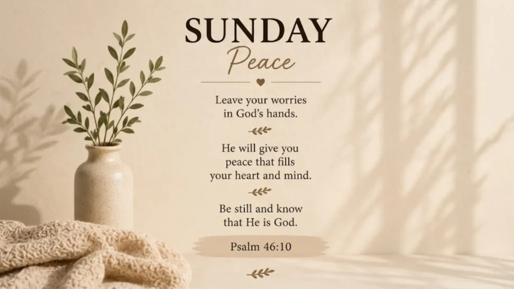 Gratitude-Filled Thankful Sunday Prayer