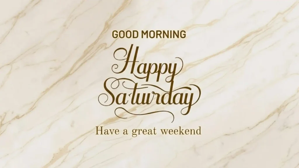 Happy Good Morning Saturday Blessings