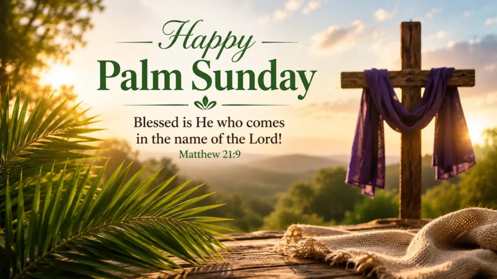 Happy Palm Sunday Blessings 2026