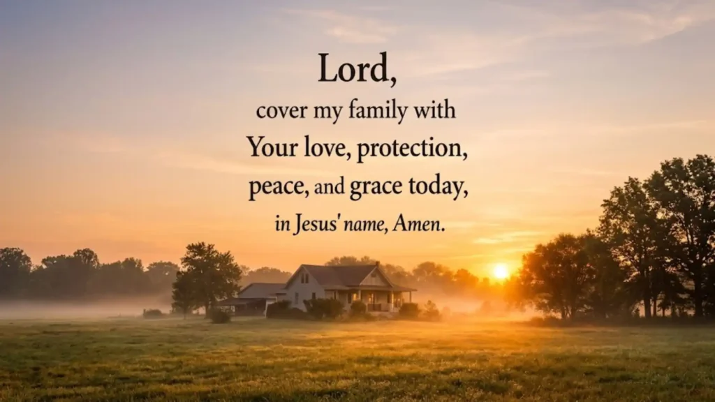 Heartfelt God Bless Your Family Blessings