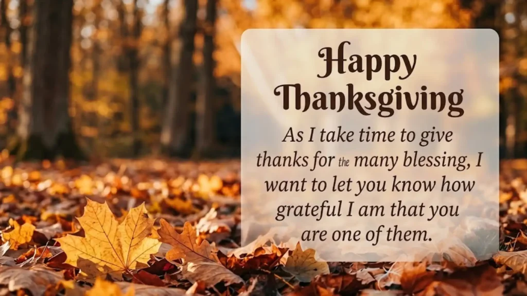 Heartfelt Short Thanksgiving Wishes To Friends and Family