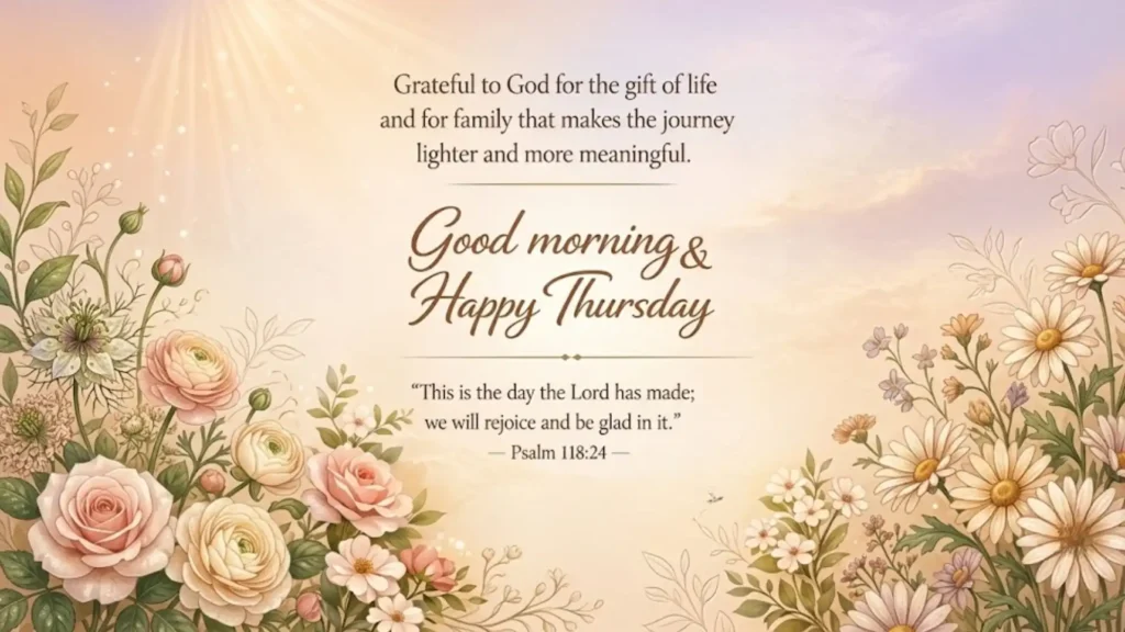 Heartwarming Good Morning Thursday Blessings Quotes