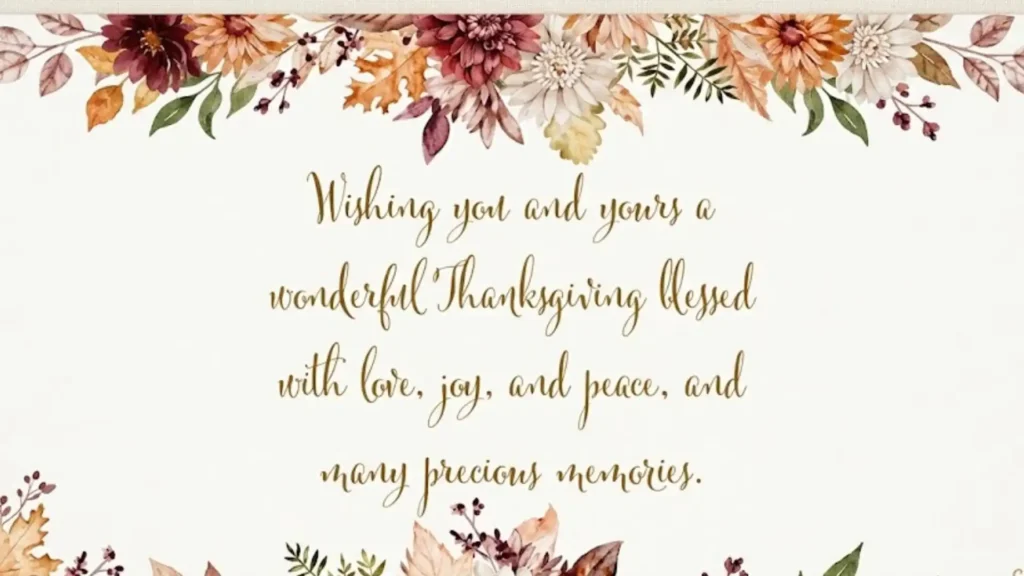 Heartwarming Happy Thanksgiving Blessings