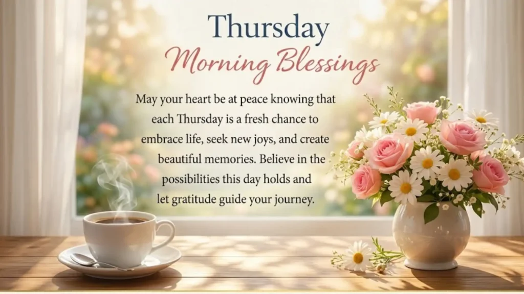Heartwarming Inspiration Good Morning Thursday Blessings