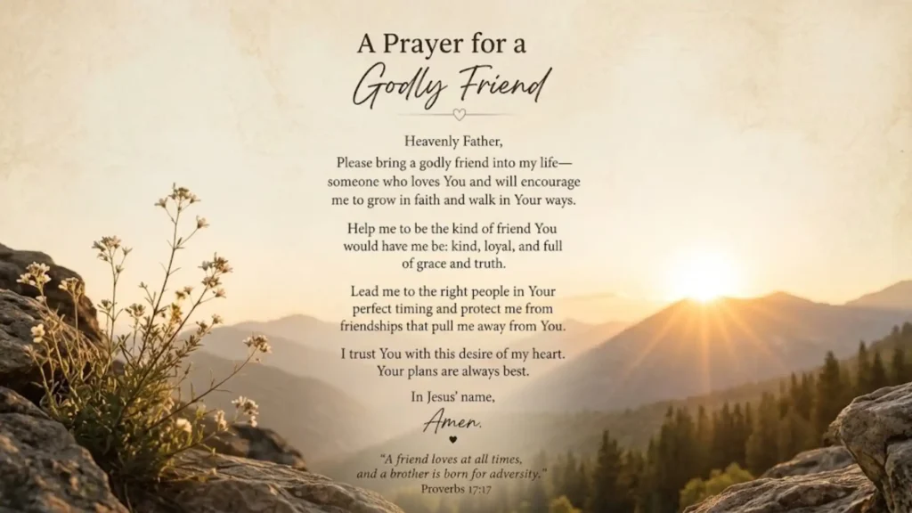 Hope Filled Prayer For A Friend In Need