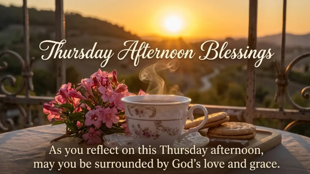 Inspirational Thursday Afternoon Blessings For Daily Motivation