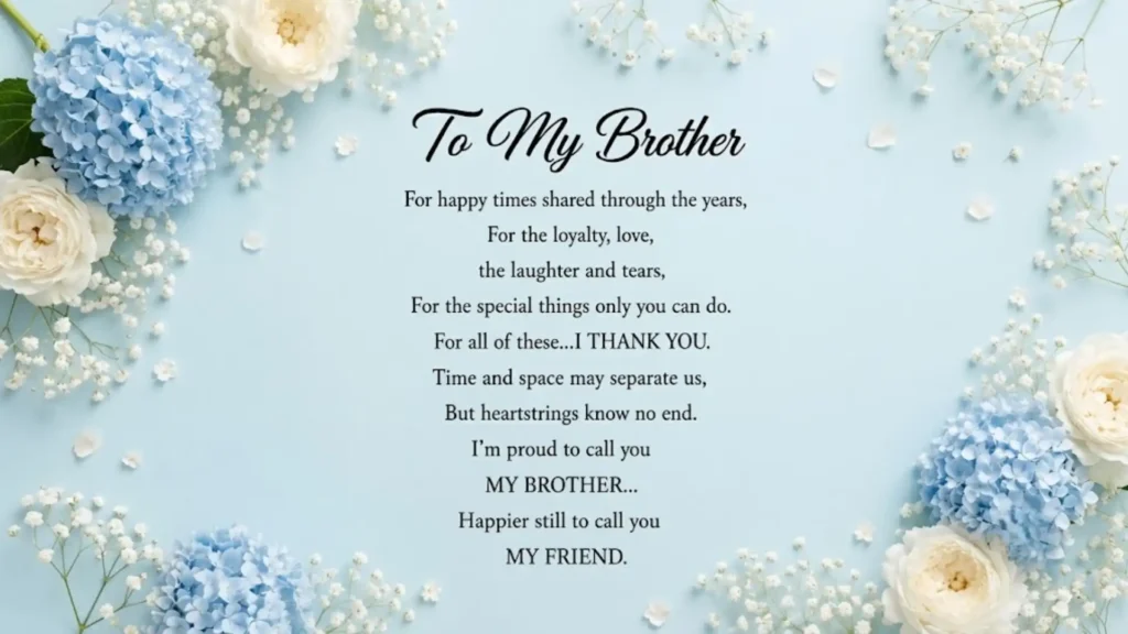 Inspiring Happy Brothers Day Wishes Quotes