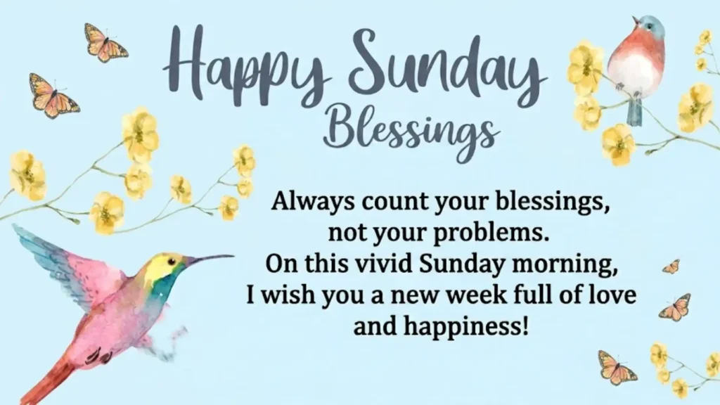 Joyful Happy Sunday Blessings Prayer