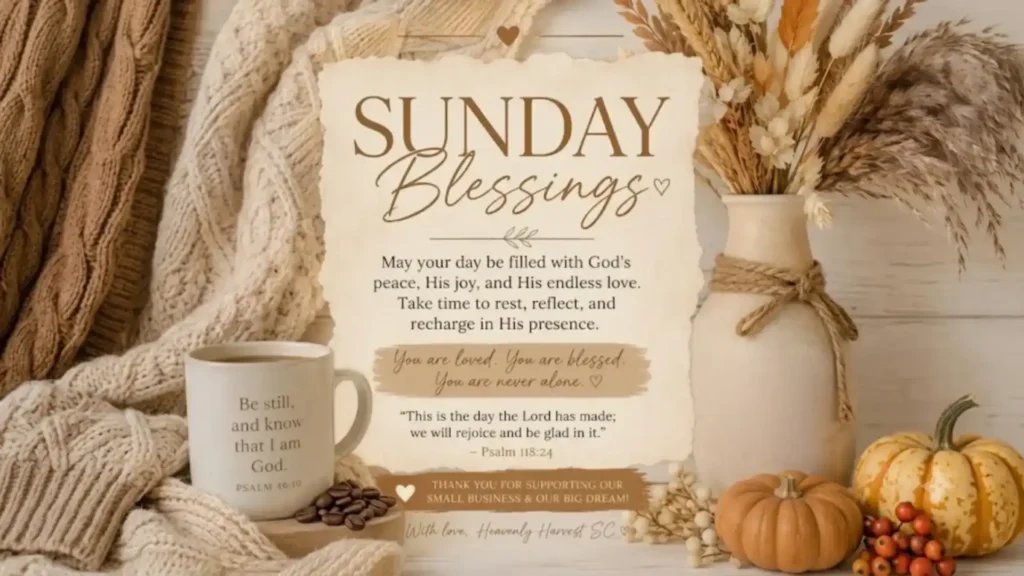 Joyful Sunday Thankful Blessings