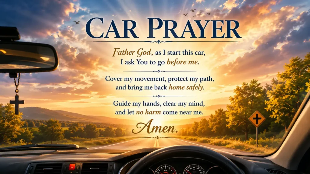 Meaningful Car Blessing Prayer