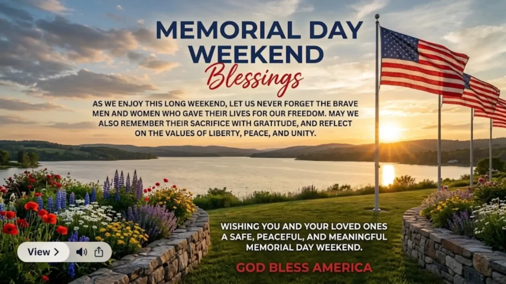 Patriotic Memorial Day Blessings For Family