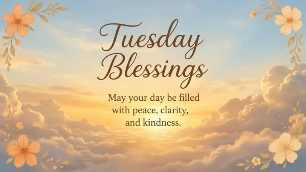 Peaceful Tuesday Morning Blessings