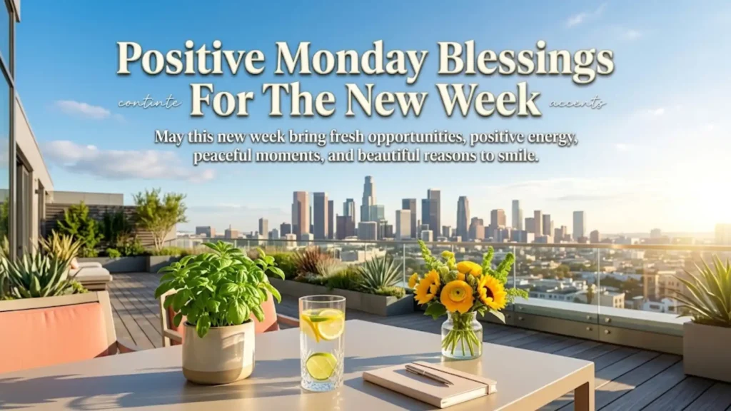 Positive Monday Blessings For The New Week