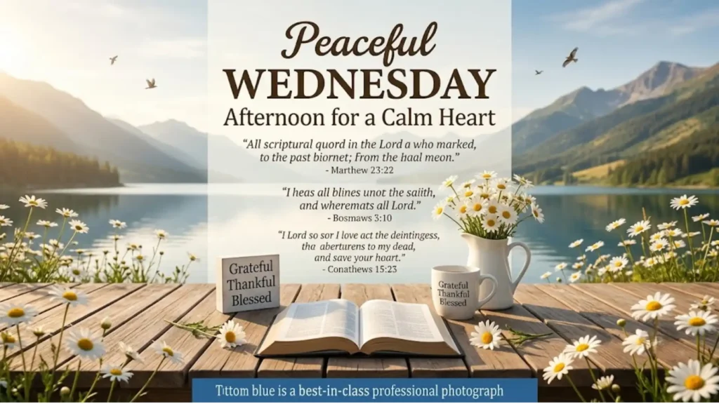 Positive & Thankful Wednesday Afternoon Blessings For Everyone