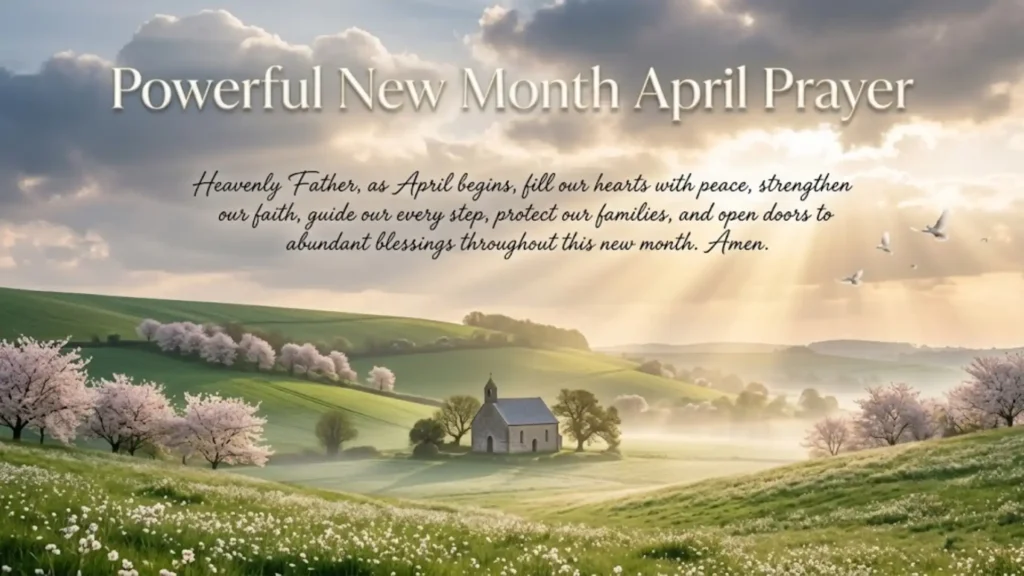 Powerful New Month April Prayer