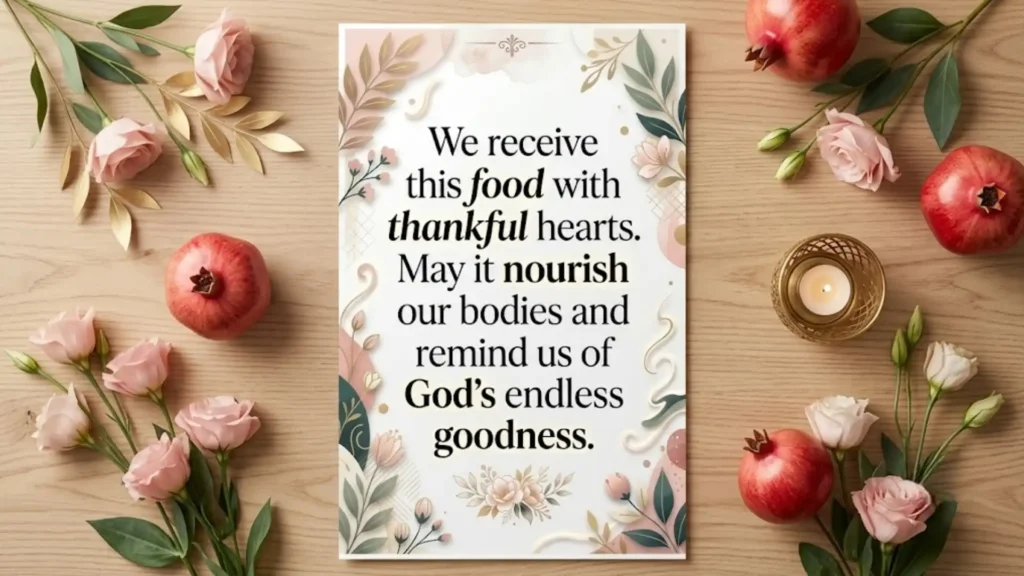 Powerful Prayer For Food Blessing