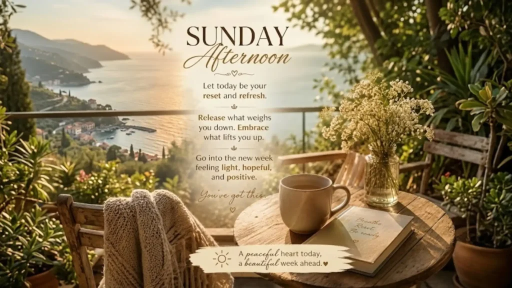 Relaxing Sunday Afternoon Quotes For Daily Inspiration