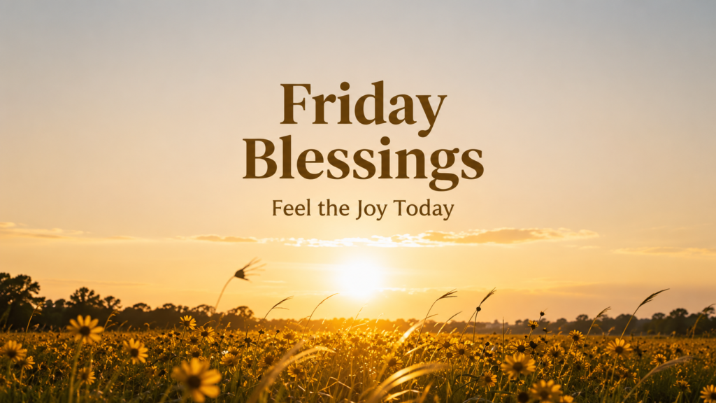 Thankful Good Morning Friday Blessings