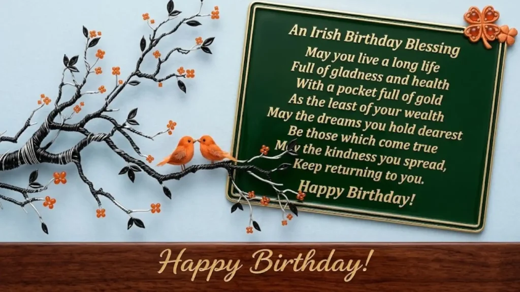 Traditional Irish Birthday Blessings For A Friend