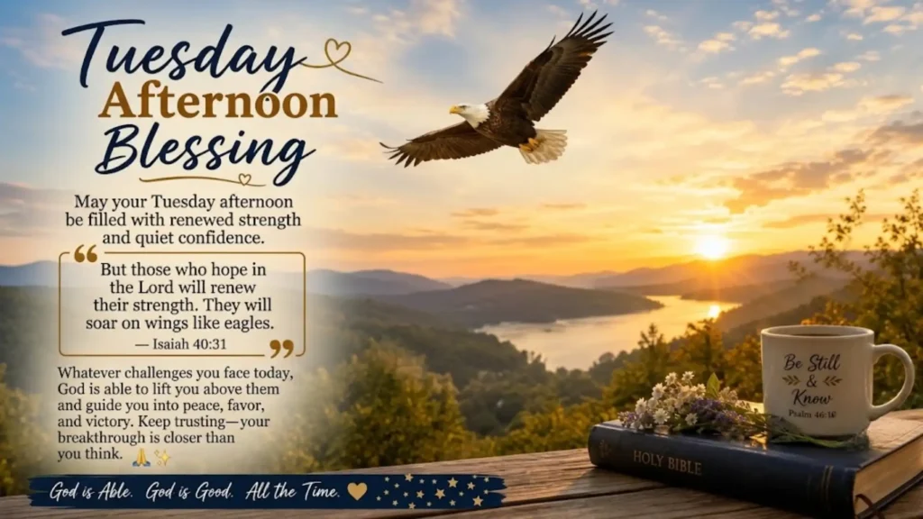 Uplifting Good Afternoon Tuesday Blessings  