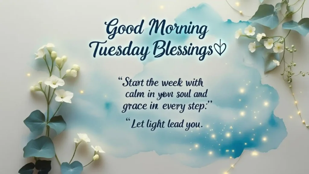 Uplifting Positive Good Morning Tuesday Blessings