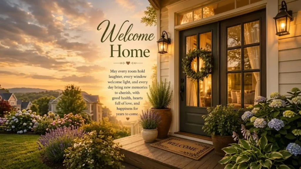 Warm House Blessing Message  
