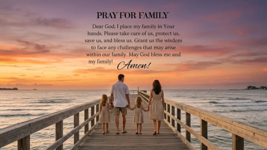 Warm May God Bless Your Family Blessings