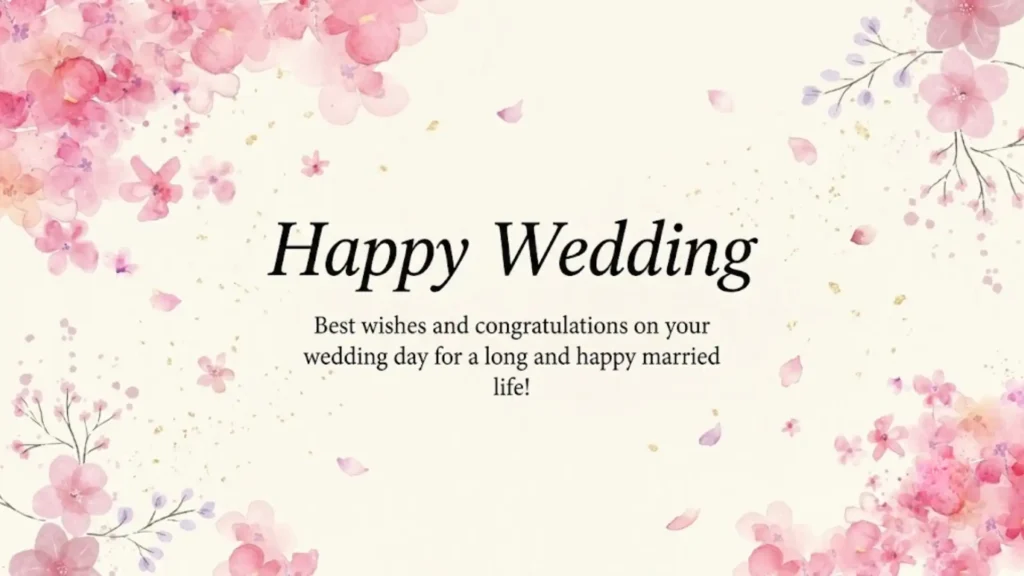 Warm Wedding Blessings And Wishes