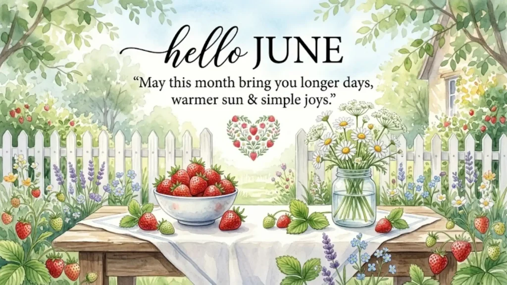Warm Welcome June Blessings  