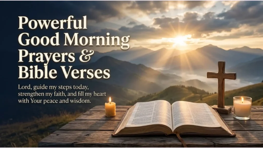 Powerful Good Morning Prayers & Bible Verses