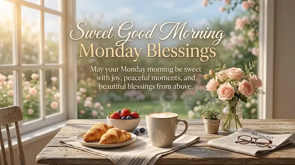 Sweet Good Morning Monday Blessingspng